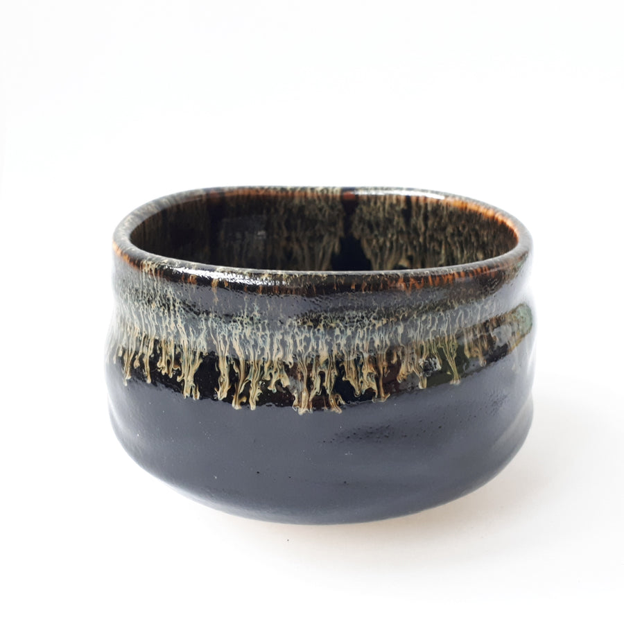 Matcha bowl black lava