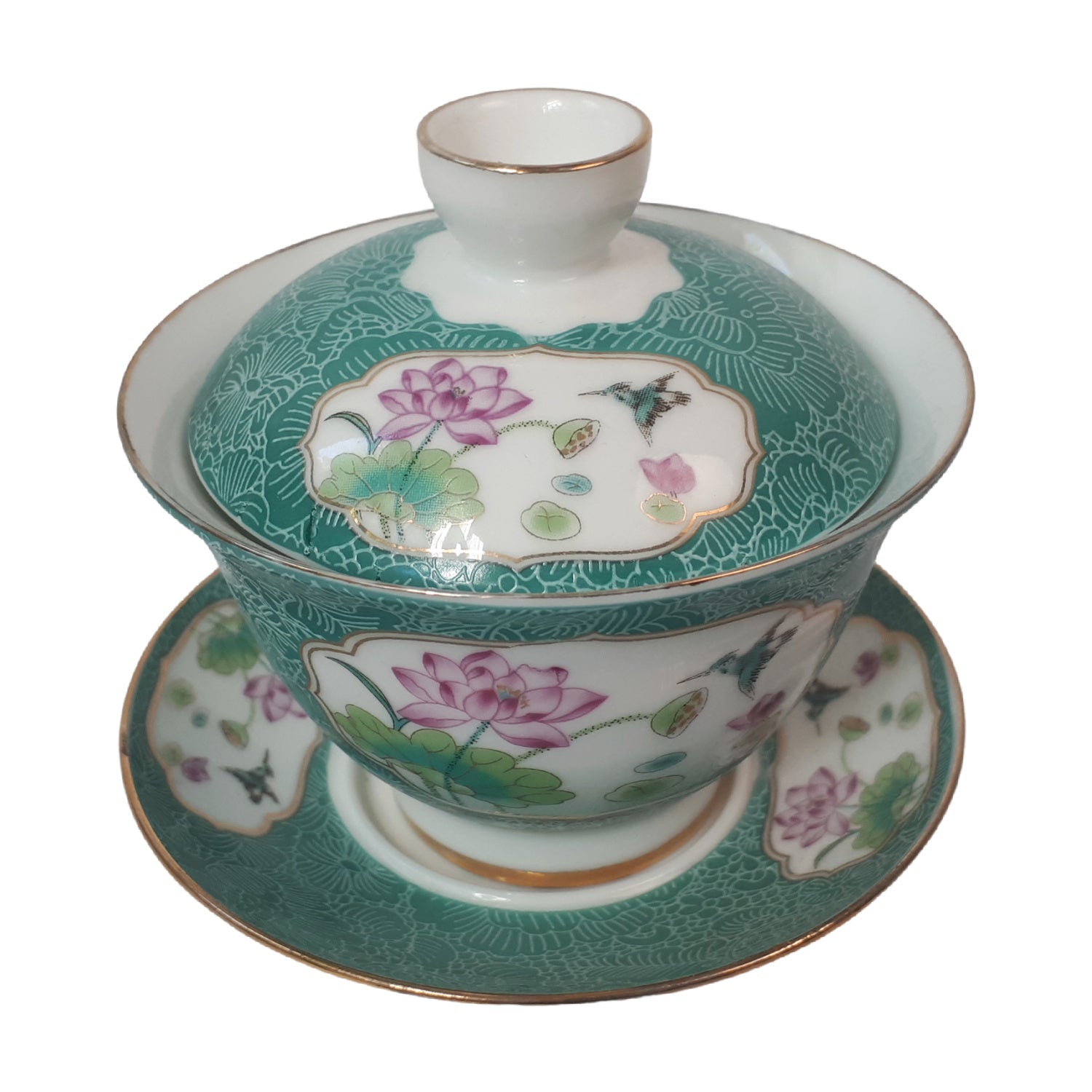 Gaiwan Lotus Teal