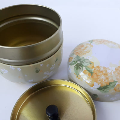 Tea Tin Hydrangea