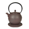 cast iron globe teapot