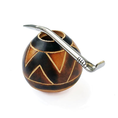 mate teaspoon shown with mate bowl