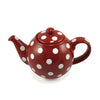 red polkadot teapot